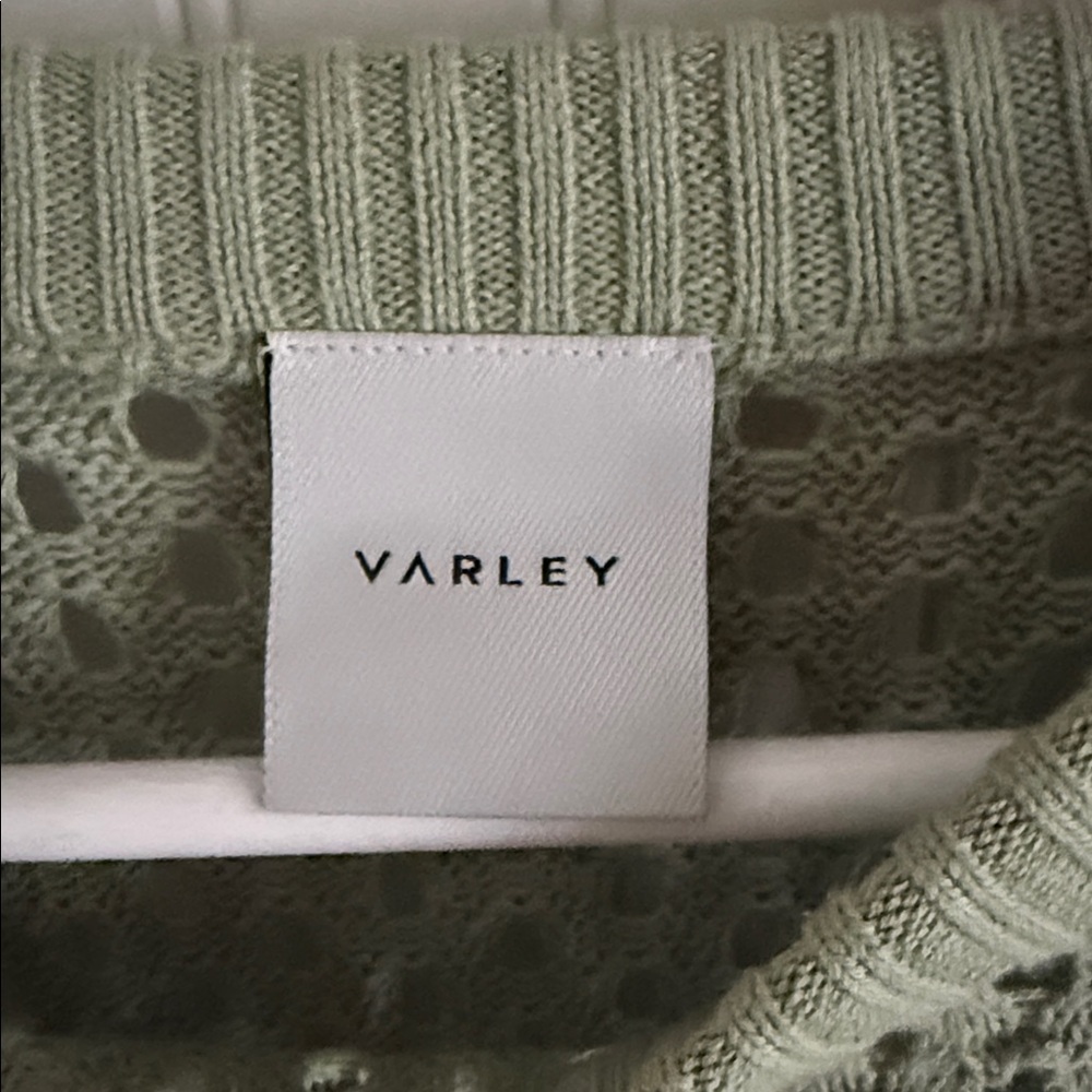 Varley Hains Knit Sweater in Snow Sage - Picture 5 of 9